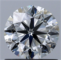 Natural Diamond 0.91 Carats, Round with Very Good Cut, I Color, SI1 Clarity and Certified by GIA