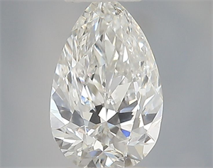 Picture of Natural Diamond 0.31 Carats, Pear with  Cut, F Color, VS2 Clarity and Certified by IGI