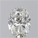 Natural Diamond 0.90 Carats, Oval with  Cut, I Color, VS2 Clarity and Certified by GIA