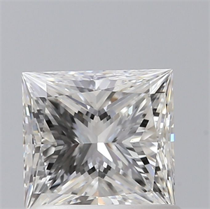 Picture of Natural Diamond 1.00 Carats, Princess with  Cut, F Color, VS2 Clarity and Certified by GIA