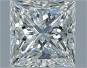 Natural Diamond 0.90 Carats, Princess with  Cut, G Color, VS1 Clarity and Certified by GIA
