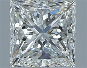 Picture of Natural Diamond 0.90 Carats, Princess with  Cut, G Color, VS1 Clarity and Certified by GIA