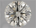 Natural Diamond 1.04 Carats, Round with Excellent Cut, M Color, VVS2 Clarity and Certified by IGI