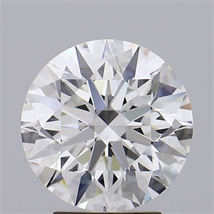 Picture of Lab Grown Diamond 3.37 Carats, Round with Ideal Cut, E Color, VVS2 Clarity and Certified by IGI