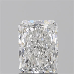 Picture of Natural Diamond 1.50 Carats, Radiant with  Cut, F Color, SI1 Clarity and Certified by GIA