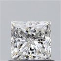 Diamante Natural 0.60 quilates, Princesa , Color G, claridad VVS2 y certificado GIA
