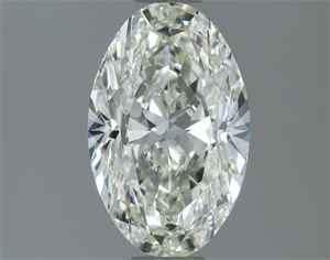 Picture of Natural Diamond 1.30 Carats, Oval with  Cut, I Color, VS1 Clarity and Certified by IGI