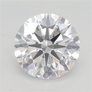 Picture of Lab Grown Diamond 6.15 Carats, Round with Ideal Cut, D Color, IF Clarity and Certified by IGI