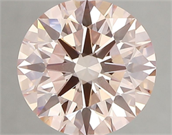 Picture of Lab Grown Diamond 2.76 Carats, Round with Ideal Cut, Fancy Intense Pink Color, VVS2 Clarity and Certified by IGI