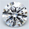 Diamante Natural 3.36 quilates, Redondo , Color E, claridad VVS2 y certificado GIA