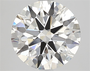 Picture of Natural Diamond 2.70 Carats, Round with Excellent Cut, G Color, VS2 Clarity and Certified by GIA