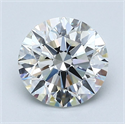Diamante Natural 1.51 quilates, Redondo , Color G, claridad VVS2 y certificado GIA