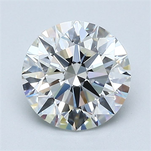 Foto Diamante Natural 1.51 quilates, Redondo , Color G, claridad VVS2 y certificado GIA de