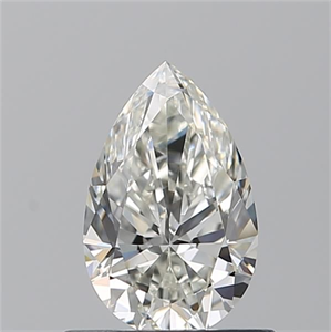 Picture of Natural Diamond 0.70 Carats, Pear with  Cut, I Color, VVS1 Clarity and Certified by GIA