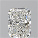 Natural Diamond 0.70 Carats, Radiant with  Cut, H Color, IF Clarity and Certified by GIA