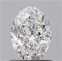 Natural Diamond 0.71 Carats, Oval with  Cut, D Color, VS1 Clarity and Certified by GIA