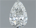 Diamante Natural 0.40 quilates, De pera , Color H, claridad VS2 y certificado GIA