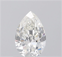 Natural Diamond 0.70 Carats, Pear with  Cut, H Color, SI1 Clarity and Certified by IGI