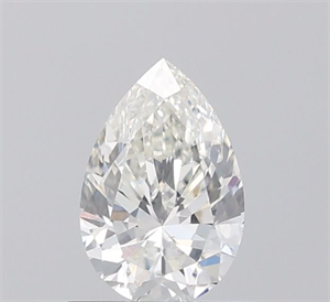 Picture of Natural Diamond 0.70 Carats, Pear with  Cut, H Color, SI1 Clarity and Certified by IGI