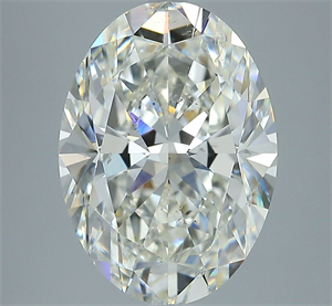 Picture of Natural Diamond 5.02 Carats, Oval with  Cut, J Color, SI2 Clarity and Certified by GIA