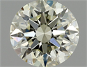 Natural Diamond 0.51 Carats, Round with Excellent Cut, M Color, VVS2 Clarity and Certified by GIA