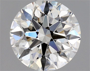 Picture of Natural Diamond 0.90 Carats, Round with Excellent Cut, H Color, VVS1 Clarity and Certified by GIA