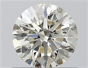 Natural Diamond 0.70 Carats, Round with Excellent Cut, J Color, VVS1 Clarity and Certified by IGI