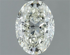 Picture of Natural Diamond 0.70 Carats, Oval with  Cut, I Color, VVS1 Clarity and Certified by IGI