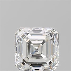 Foto Diamante Natural 2.01 quilates, Asscher , Color G, claridad SI1 y certificado GIA de