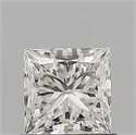 Natural Diamond 0.80 Carats, Princess with  Cut, H Color, VS2 Clarity and Certified by GIA