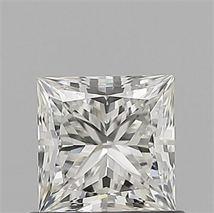 Picture of Natural Diamond 0.80 Carats, Princess with  Cut, H Color, VS2 Clarity and Certified by GIA