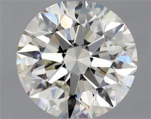 Picture of Natural Diamond 0.92 Carats, Round with Excellent Cut, J Color, VS1 Clarity and Certified by GIA