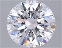 Lab Grown Diamond 2.50 Carats, Round with Excellent Cut, D Color, VS1 Clarity and Certified by IGI
