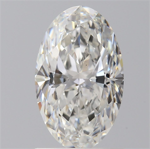 Picture of Natural Diamond 1.01 Carats, Oval with  Cut, G Color, VS1 Clarity and Certified by GIA