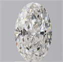 Natural Diamond 1.01 Carats, Oval with  Cut, G Color, VS1 Clarity and Certified by GIA