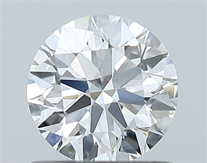 Picture of Natural Diamond 0.82 Carats, Round with Excellent Cut, F Color, VS1 Clarity and Certified by GIA