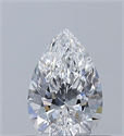 Diamante Natural 0.40 quilates, De pera , Color E, claridad VS2 y certificado GIA