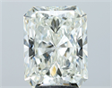 Natural Diamond 5.22 Carats, Radiant with  Cut, J Color, VS1 Clarity and Certified by GIA