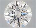 Lab Grown Diamond 1.09 Carats, Round with Excellent Cut, E Color, VVS2 Clarity and Certified by IGI