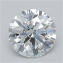 Del inventario de diamantes de laboratorio, 1.15 quilates, Redondo , Color D, claridad VVS2 y certificado IGI