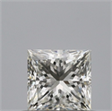 Natural Diamond 0.51 Carats, Princess with  Cut, H Color, VVS1 Clarity and Certified by IGI