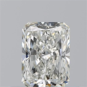 Picture of Natural Diamond 0.52 Carats, Radiant with  Cut, I Color, VVS1 Clarity and Certified by GIA