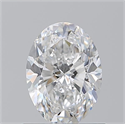 Natural Diamond 0.91 Carats, Oval with  Cut, E Color, VS2 Clarity and Certified by GIA