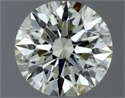 Natural Diamond 0.50 Carats, Round with Excellent Cut, M Color, VVS2 Clarity and Certified by IGI