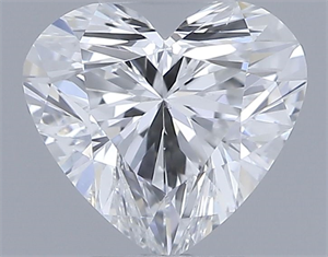 Picture of Natural Diamond 0.40 Carats, Heart with  Cut, F Color, VS2 Clarity and Certified by GIA