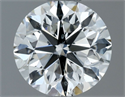 Natural Diamond 0.80 Carats, Round with Very Good Cut, F Color, SI2 Clarity and Certified by IGI