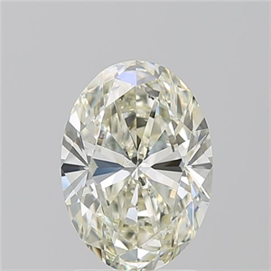 Foto Diamante Natural 2.01 quilates, Ovalado , Color L, claridad SI1 y certificado GIA de