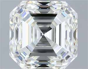 Foto Diamante Natural 1.51 quilates, Asscher , Color I, claridad VVS2 y certificado IGI de
