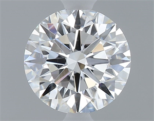 Picture of Natural Diamond 0.53 Carats, Round with Very Good Cut, E Color, VS2 Clarity and Certified by GIA