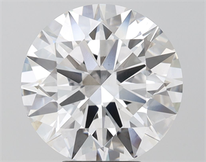 Picture of Lab Grown Diamond 6.19 Carats, Round with Ideal Cut, E Color, VS1 Clarity and Certified by IGI